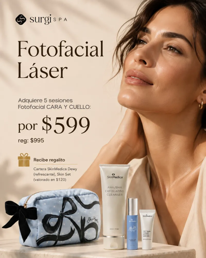 Oferta especial de fotorejuvenecimiento • 5 sesiones