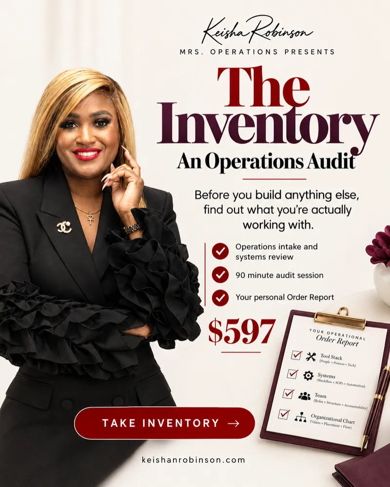 The Inventory: An Operations Audit