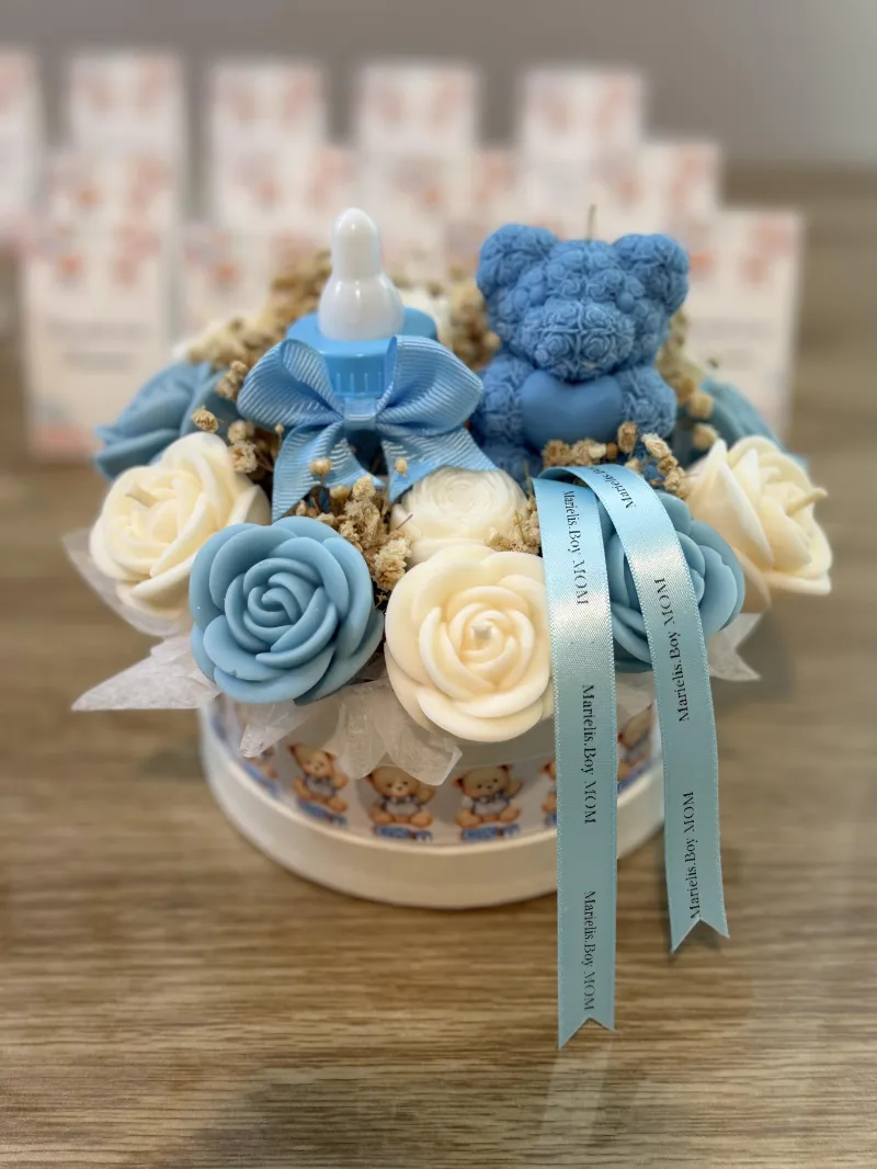 Centro de Mesa para Baby Shower o Revelación de Sexo