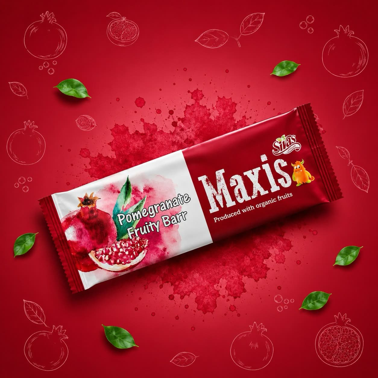 Pomegranate Fruity Barr - (1x60g)