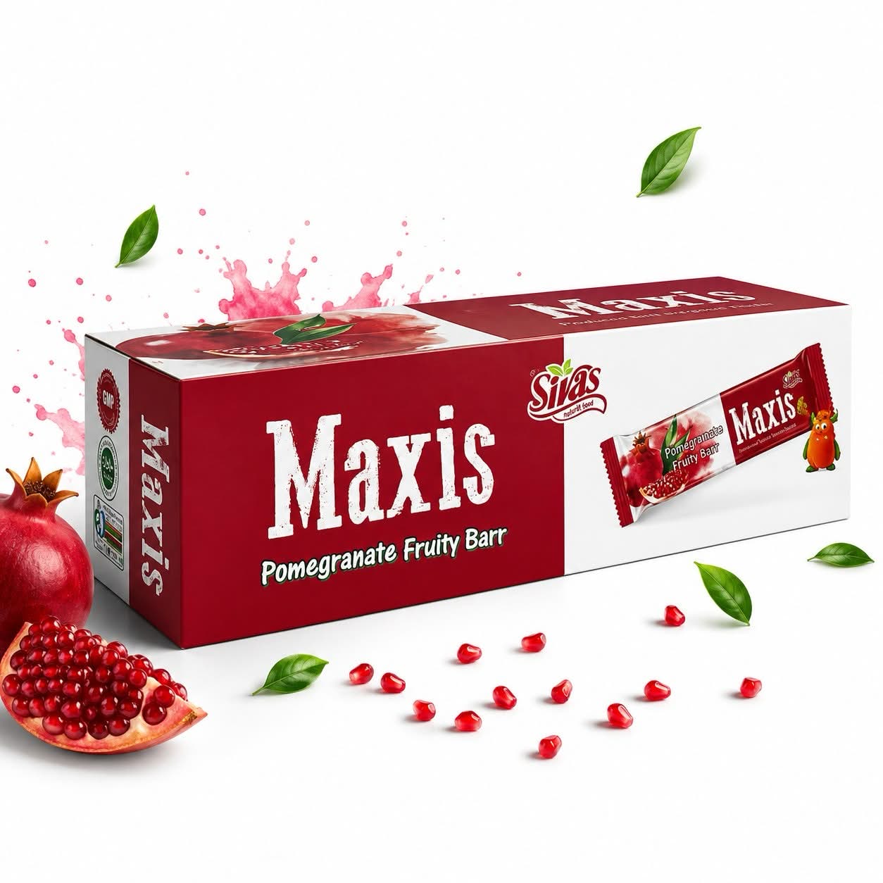 Pomegranate Fruity Barr - (20x60g)