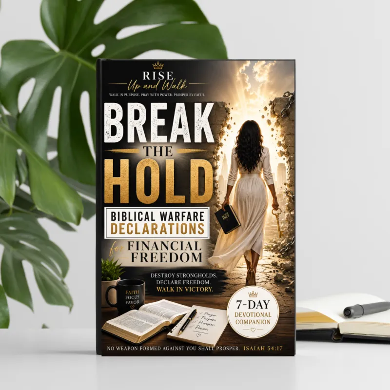 BREAK THE HOLD: Biblical Warfare Declarations for Financial Freedom: A 7-Day Devotional Companion