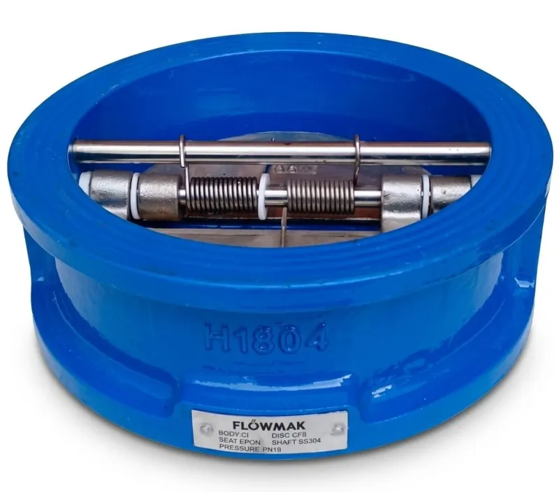 Válvula de Retención 6" Doble Disco Wafer Marca Flowmak