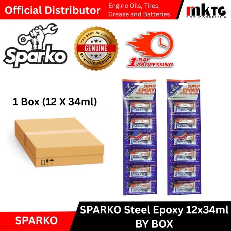 Sparko Steel Epoxy-Heavy Duty Metal Adhesive-By Box