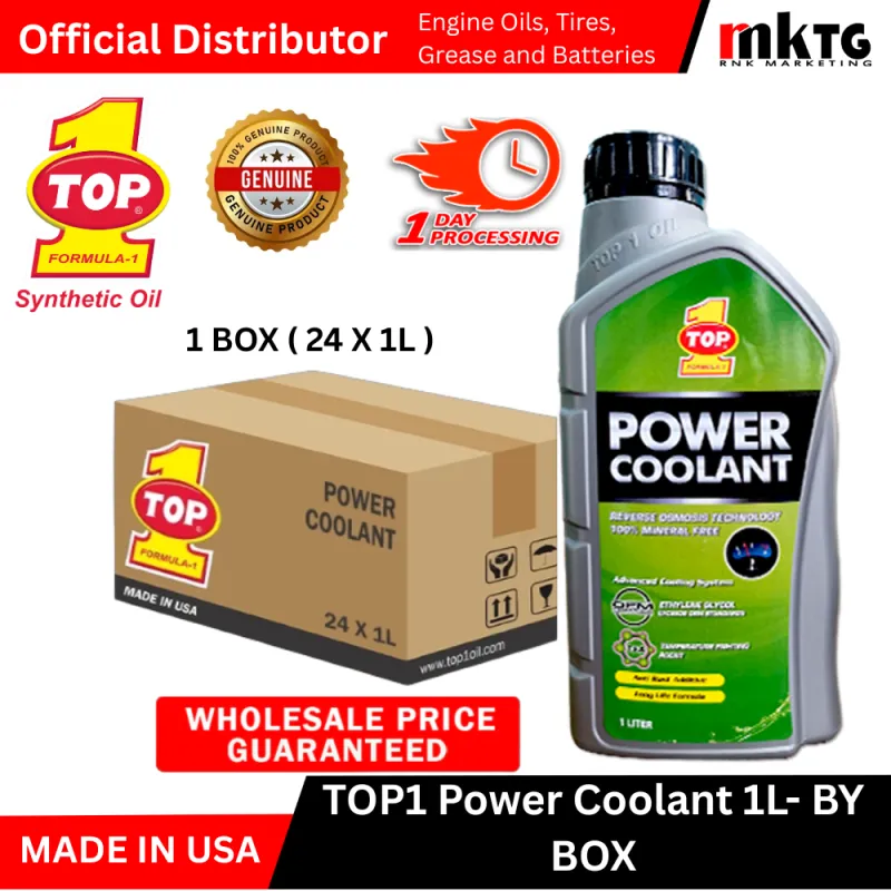 Top1 Engine Power Coolant - By Box
