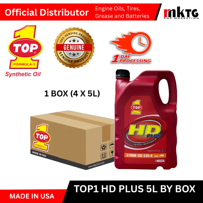 Top1 HD Plus Synthetic Engine Oil-By Box