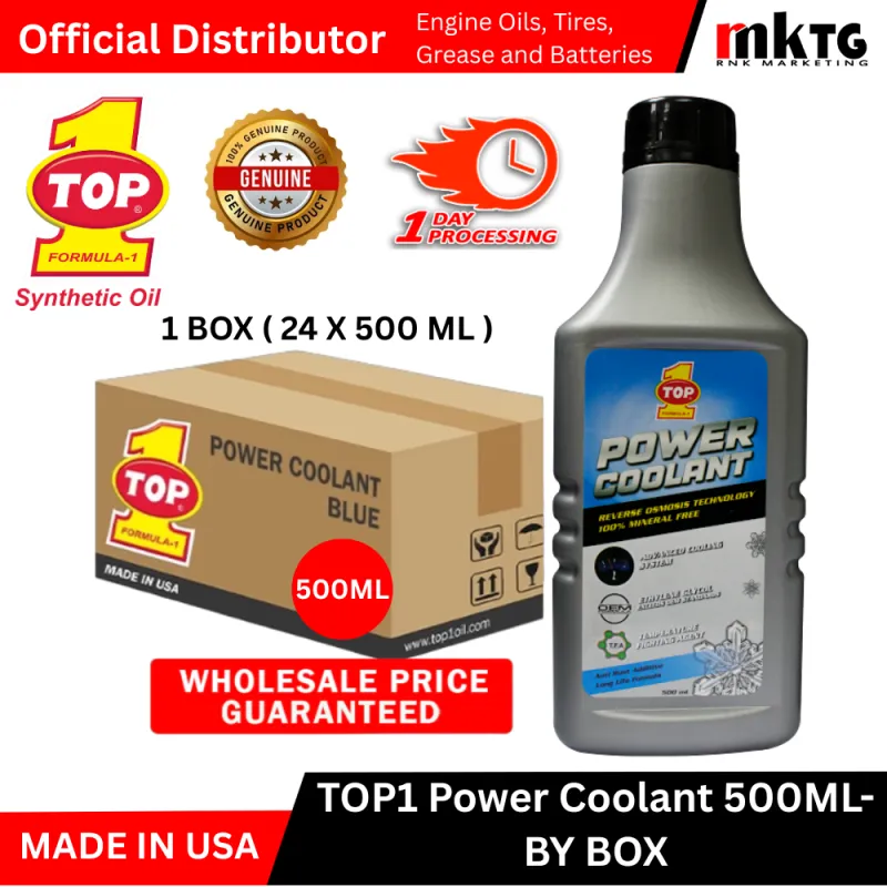 Top1 Engine Power Coolant - By Box