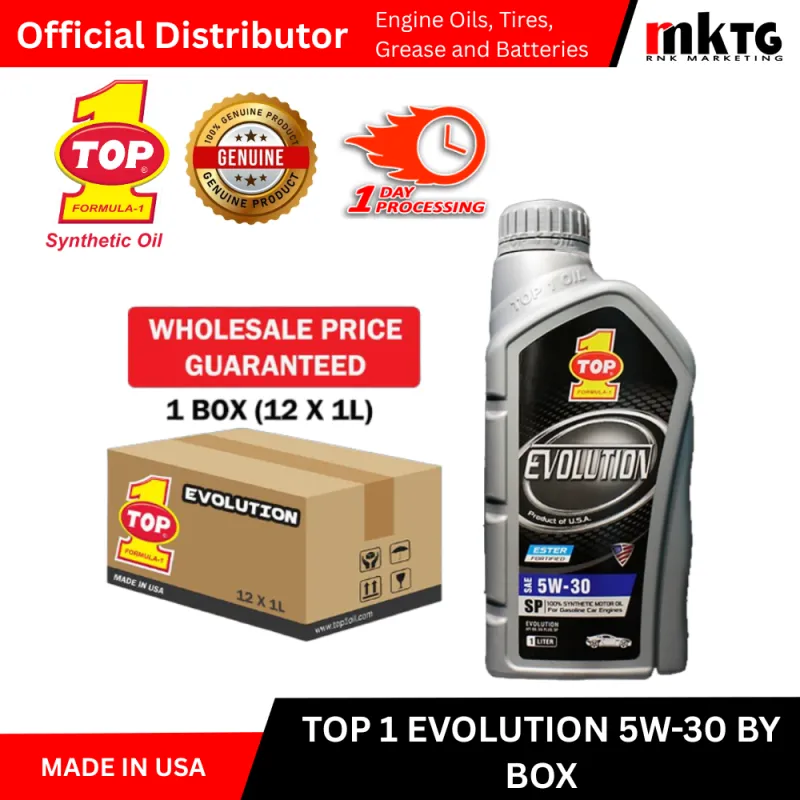 Top1 Evolution Gasoline Engine Oil-By Box 