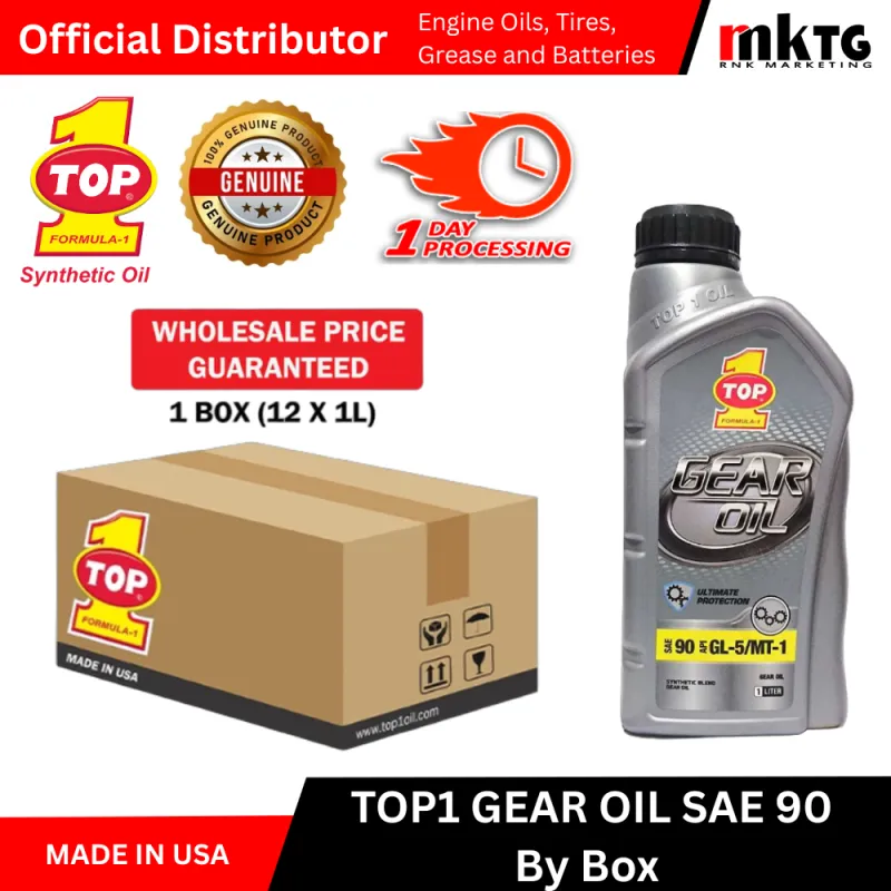 Top1 Synthetic Gear Oils-By Box 