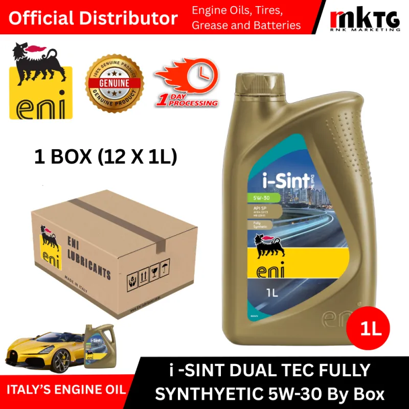 Eni i-Sint Dual Tec Fully Synthetic Diesel Engine Oil-By Box