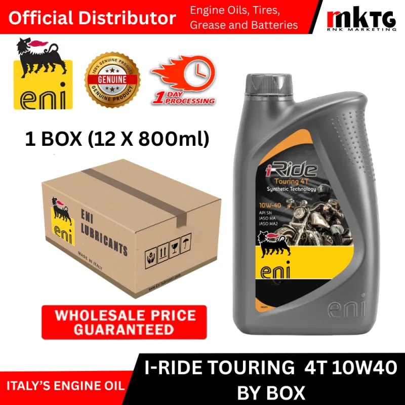 Eni i-Ride Touring 4T Motorcycle Engine Oil By Box