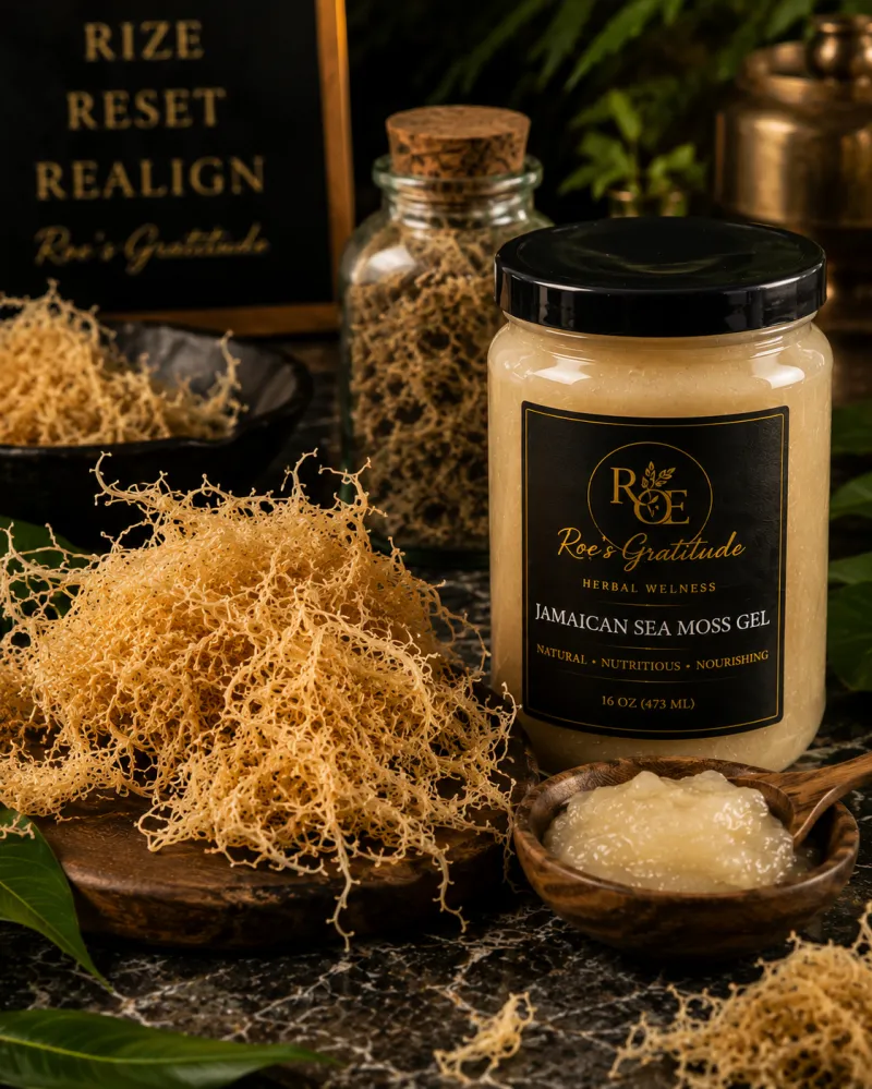 Jamaican Sea Moss Gel – Wildcrafted Mineral-Rich Wellness Support