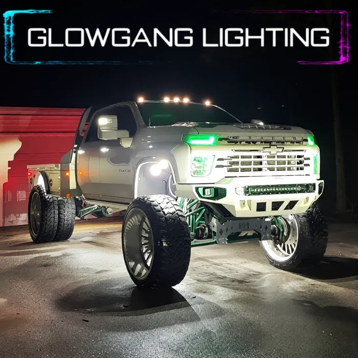 GLOWGANG 60 LED HIGH INTENSITY PURE WHITE ROCK LIGHT POD