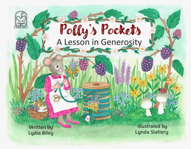 FOURTH Book in Series! Polly's Pockets, A Lesson in Generosity -- PAPERBACK