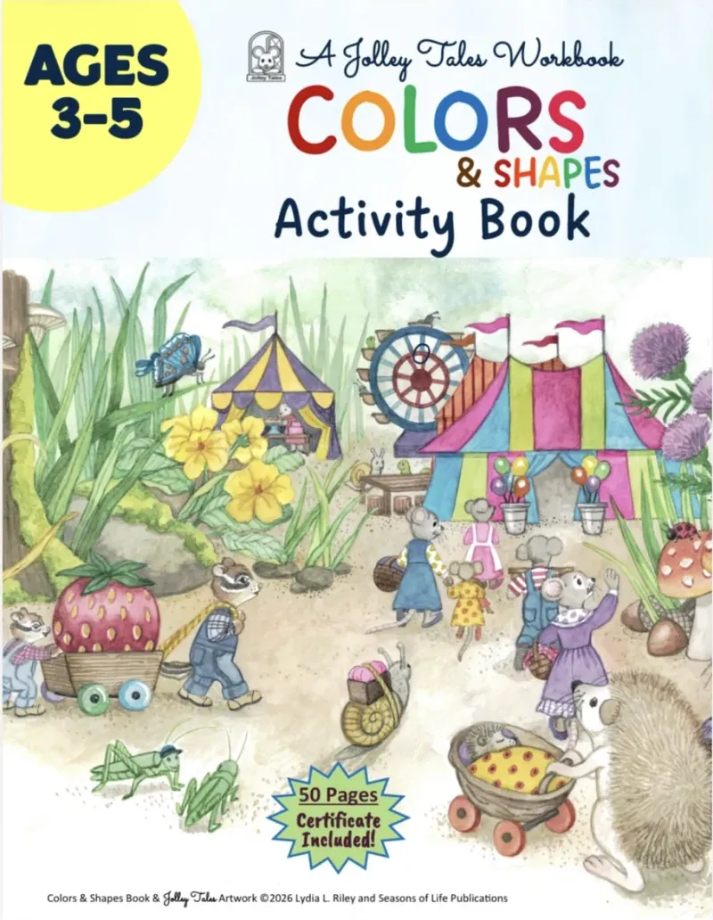 Jolley Tales Colors & Shapes Activity Workbook - DELUXE VERSION