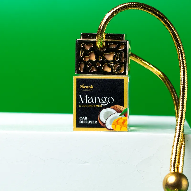 Gold Top Car Diffuser – Luxury Hanging Car Air Freshener