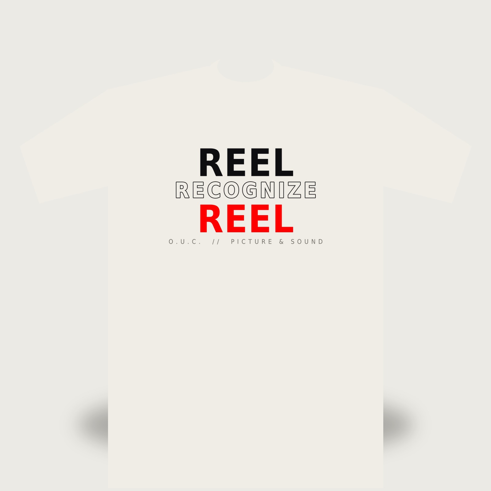 Reel Recognize Reel Tee, O.U.C. Films merch