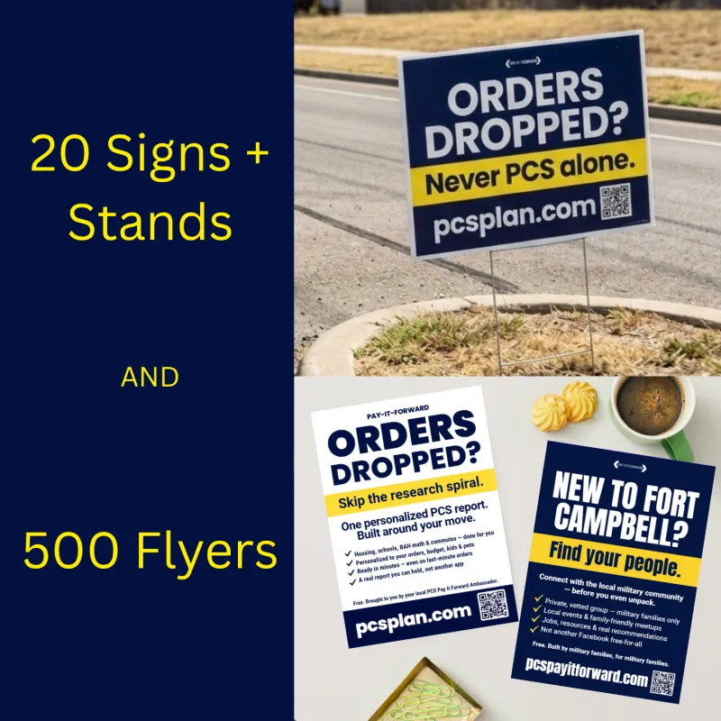 PCS Plan Push Package: Signs + Flyers