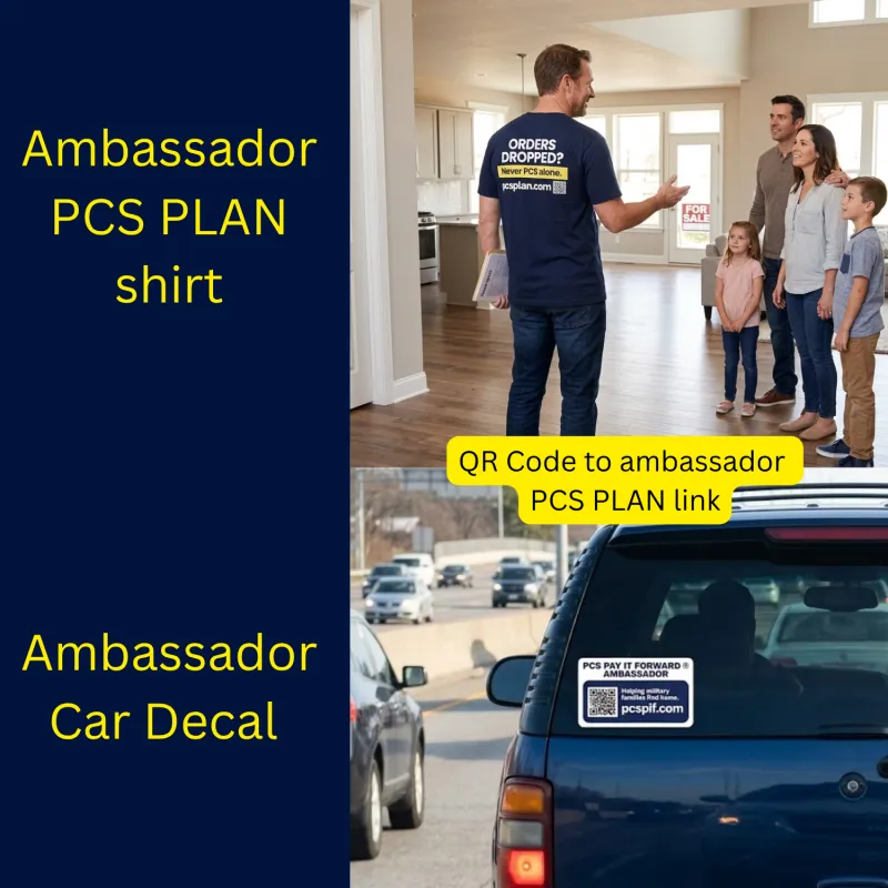 Ambassador First Package: Window Decal + PCS PLAN shirt