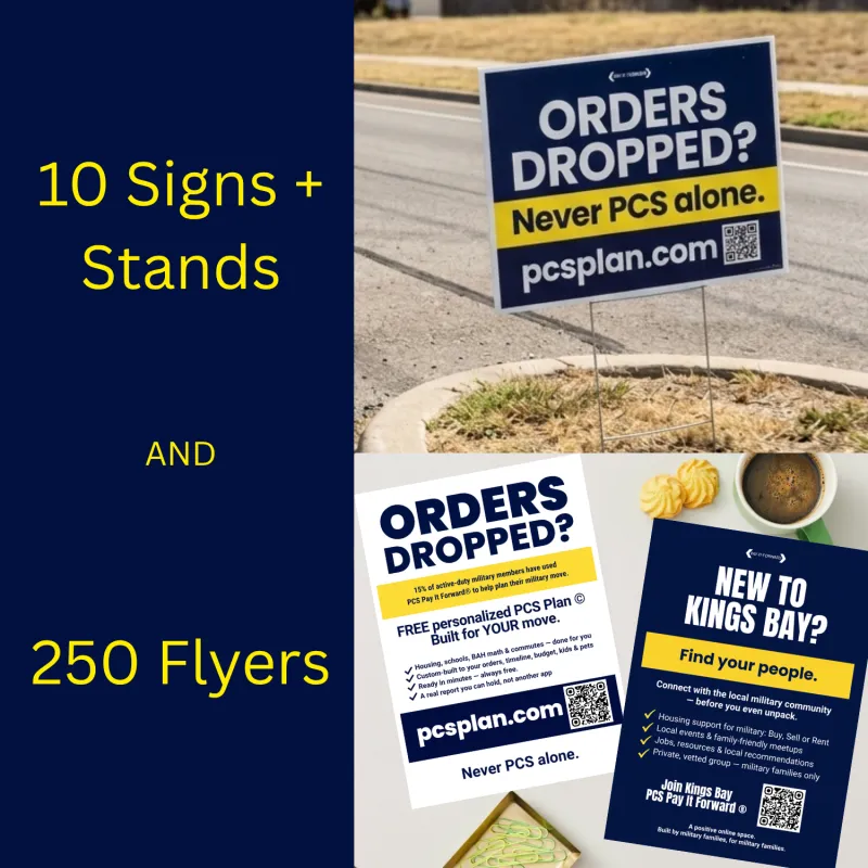 PCS Plan Push Package: Signs + Flyers