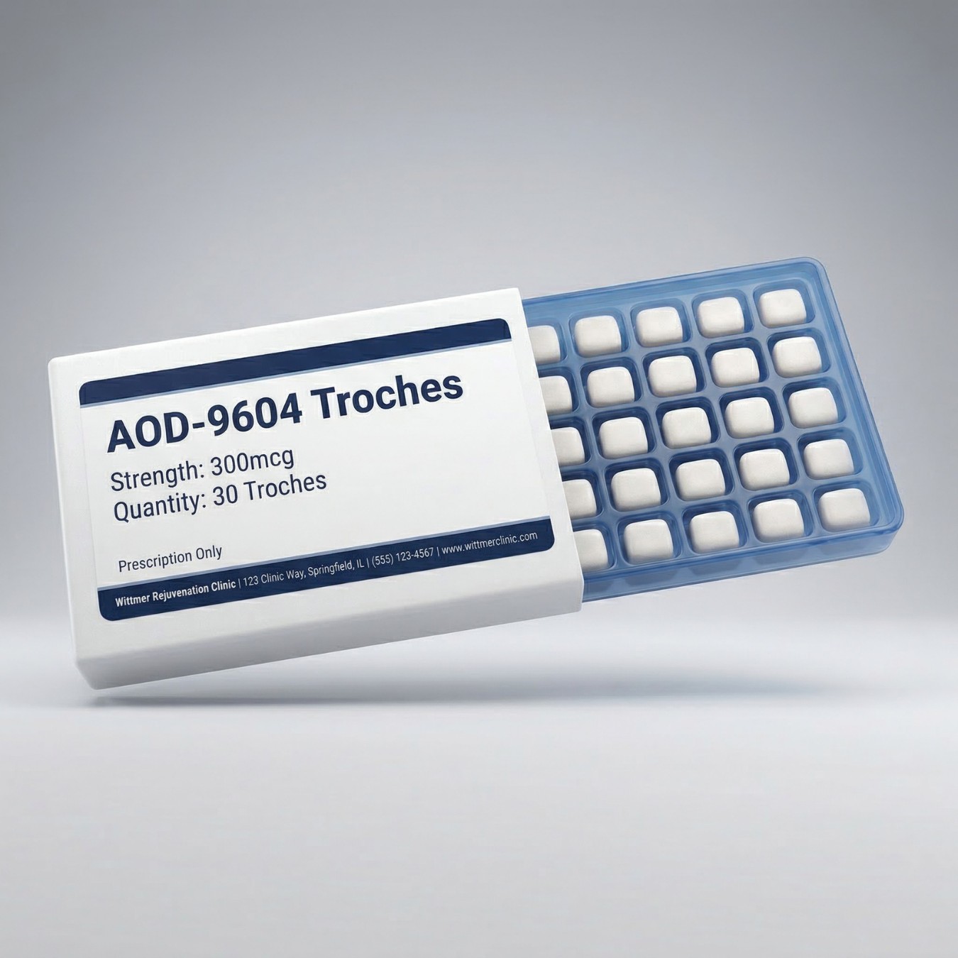AOD-9604 Troches 300mcg 30ct