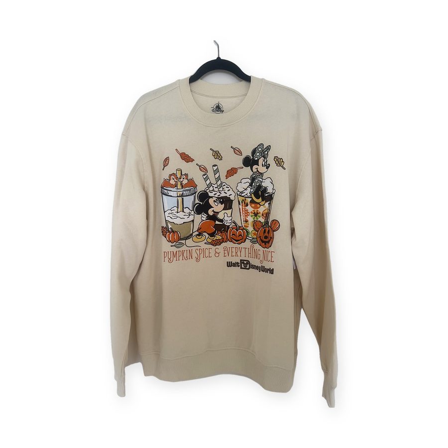 Sudadera Pumpkin Spice Mickey & Minnie