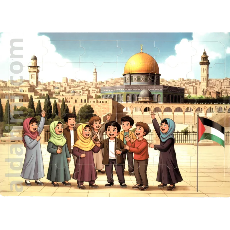 بزل أطفال قبة الصخرة