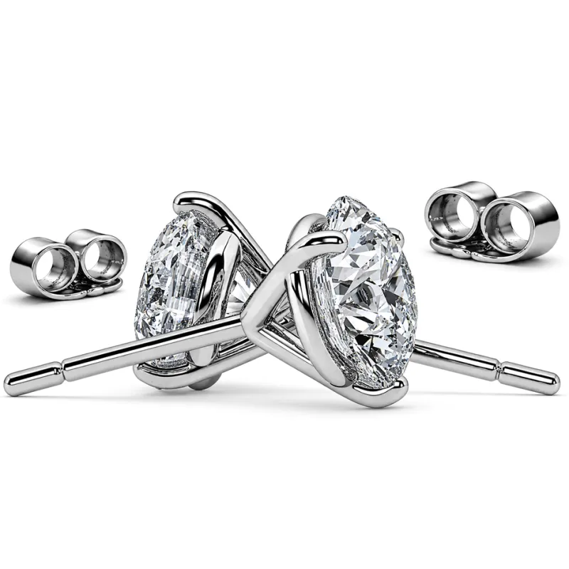 Copy of 2.00 Total Carat Martini Studs 18Kt White Gold