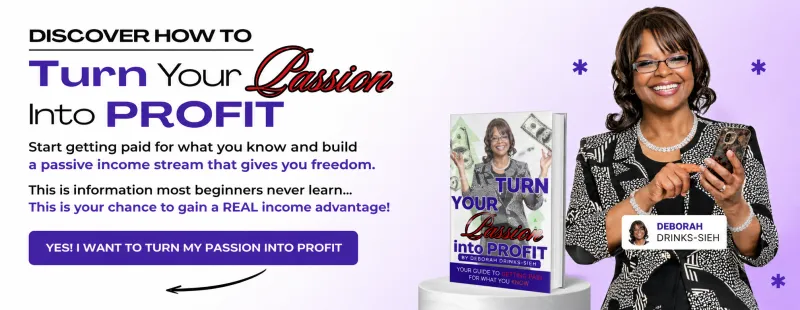 TURN YOUR PASSION INTO PROFIT
