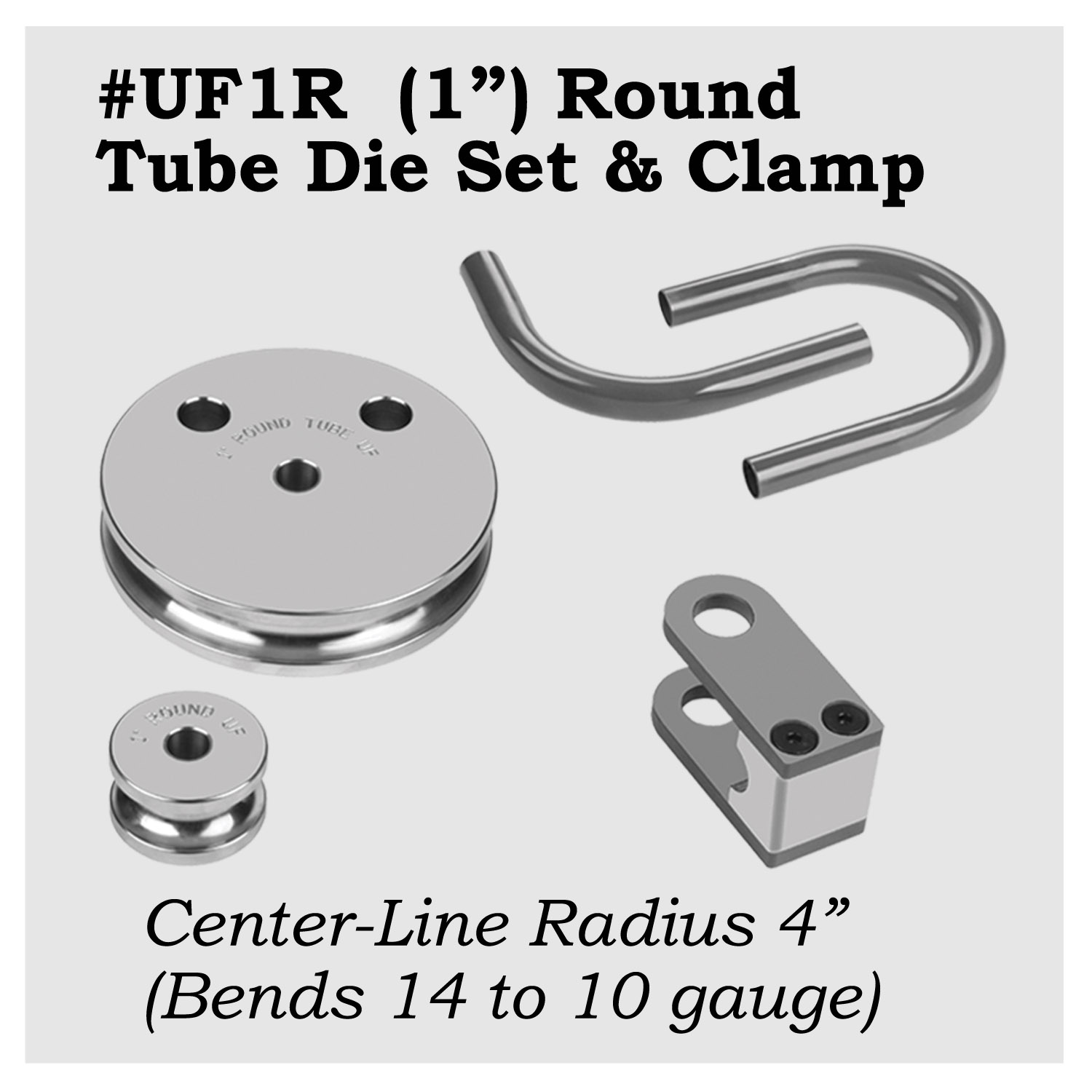 #UF1R - 1" Round Tube Die