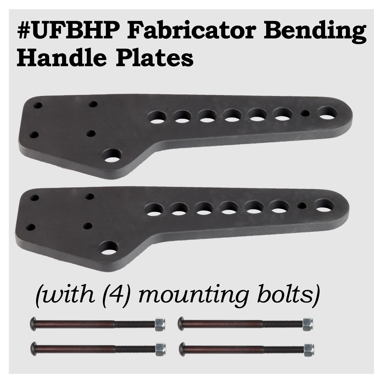 #UFBHP - Bending Handle Plates (Set of 2)