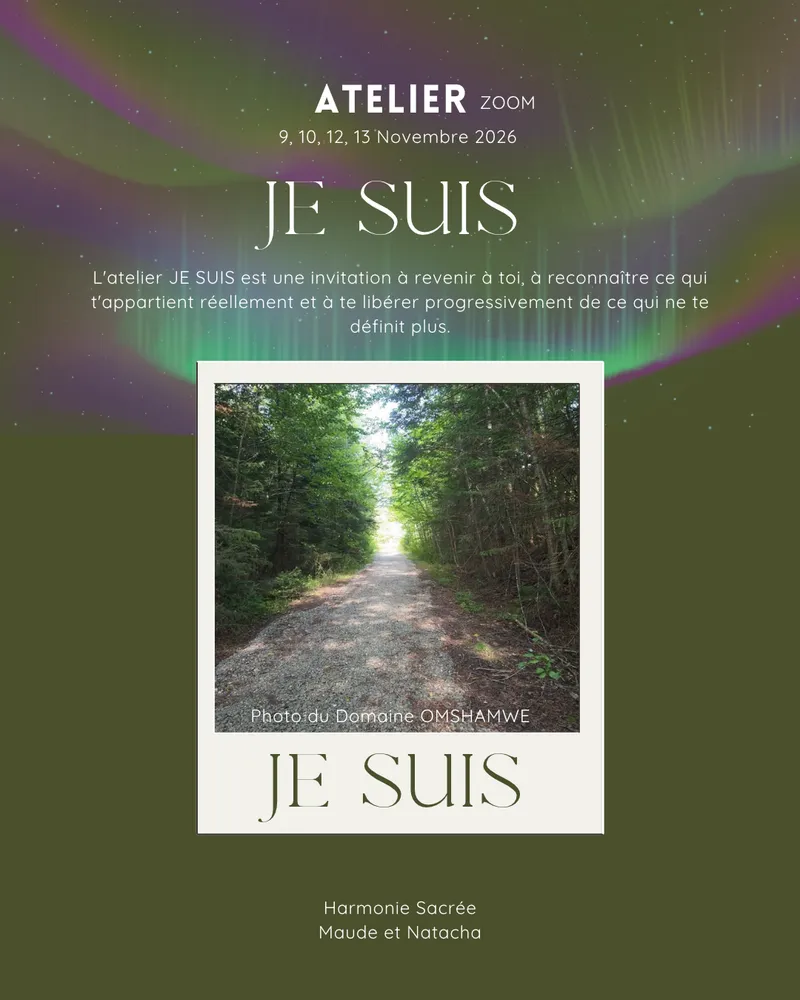 Atelier JE SUIS Novembre 2026-2027