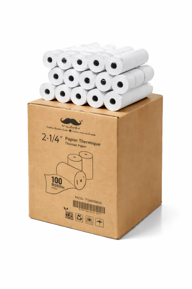 Papier Thermique 2-1/4" X 80'