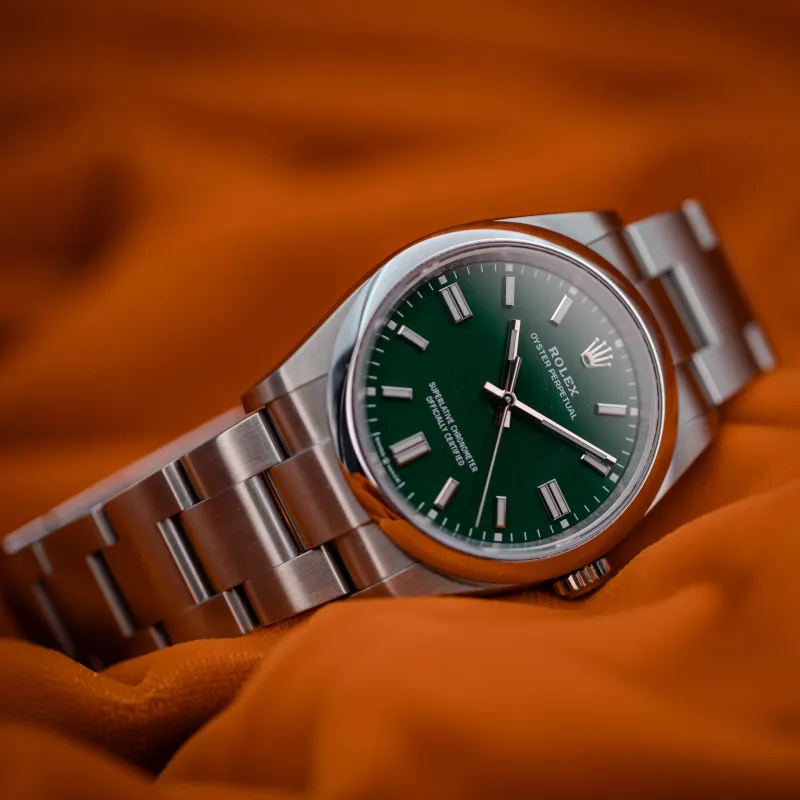 Rolex Oyster Perpetual 36MM Green 2025