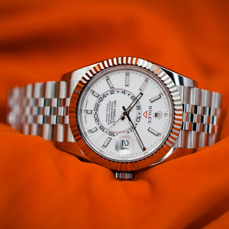 2024 Rolex Sky-Dweller "White Dial" 336934 Jubilee Bracelet