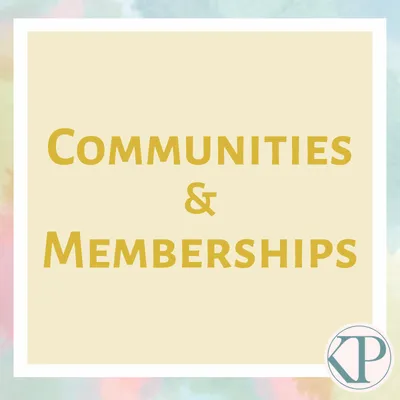 Communities & Memberships