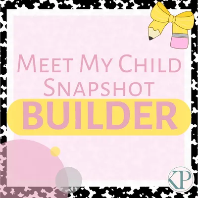 Meet My Child Snapshot Builder