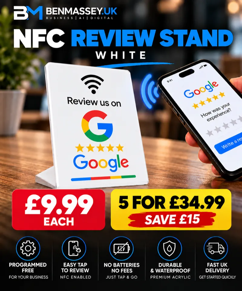Google Review NFC Tap Products