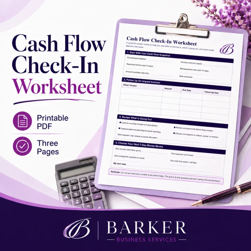 Cash Flow Clarity Worksheet