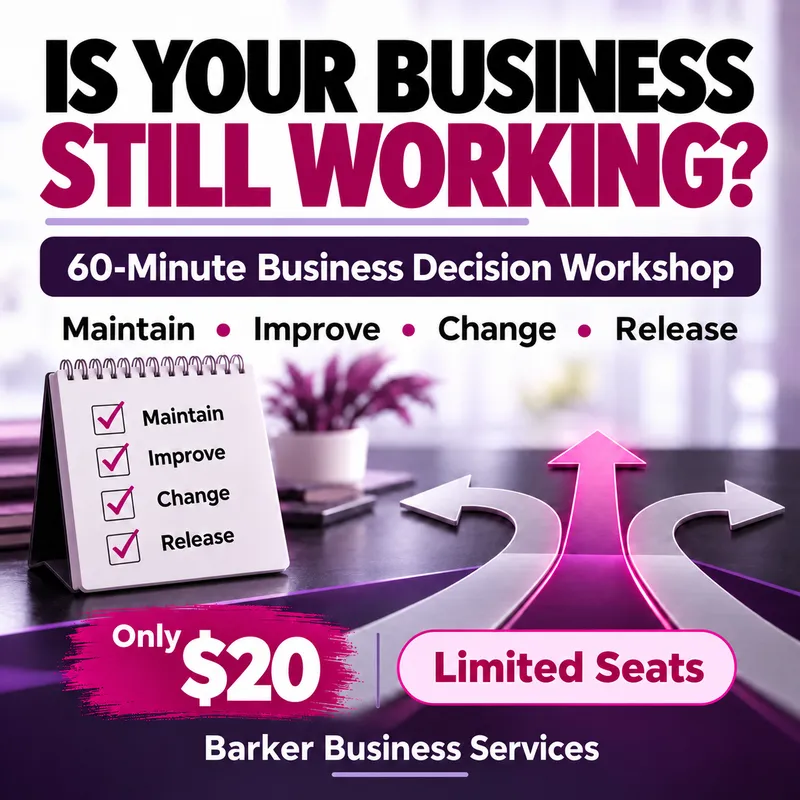 Is your business still working for you? Workshop