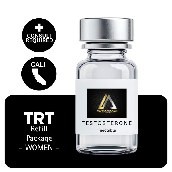 TRT CALI Women's Refill Package (Cypionate 200mg/mL 10mL)