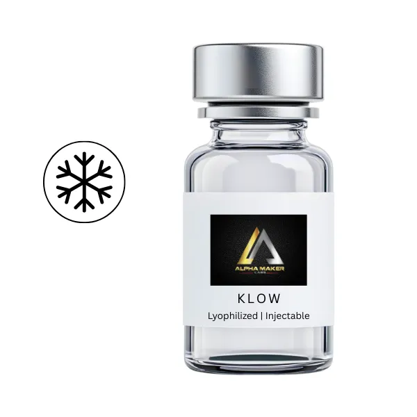 KLOW (BPC-157 / GHK-CU / TB-500 / KPV) 10mg/50mg/10mg/10mg/mL (3mL) - Lyophilized