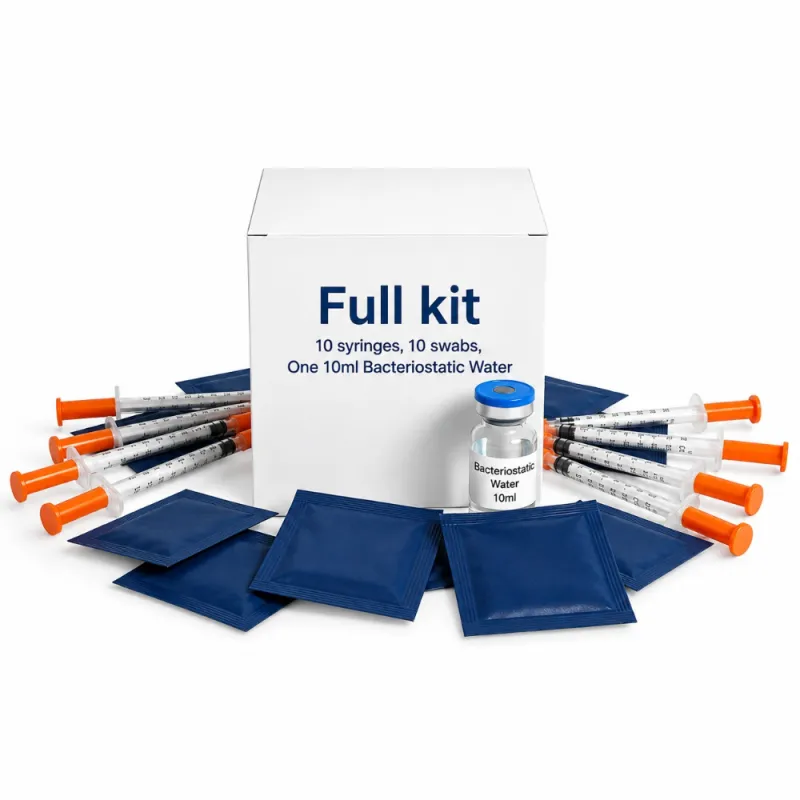 Supply - Starter Kit (10 syringes, 10 swabs, One 10ml Bacteriostatic Water)