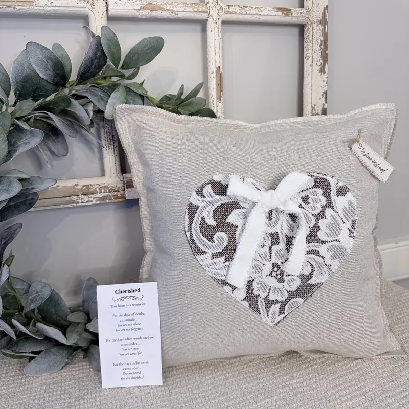 Cherished Heart Pillow