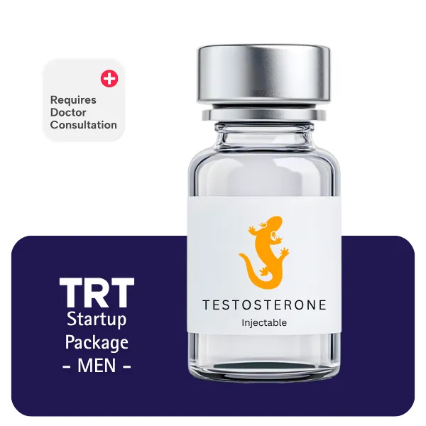 TRT Men's Startup Package 60 days (Consult, Labs, Cypionate 200mg/mL 10mL + Anastrozole 24×1mg)