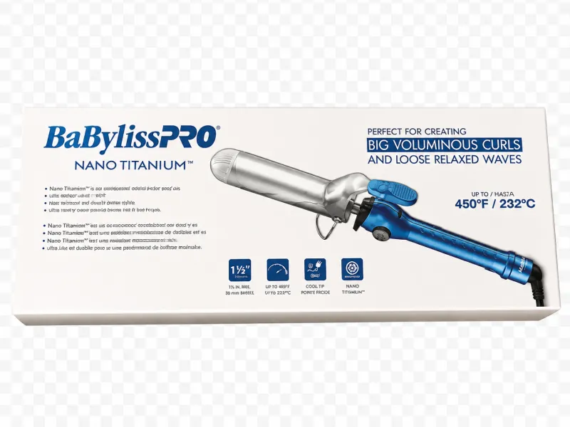 BaBylissPRO Nano Titanium 1½-Inch Curling Iron
