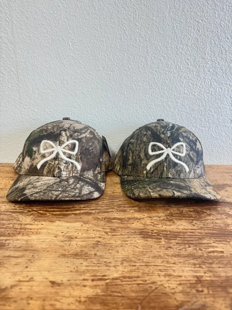 Camo Bow Cap // 3D Puff