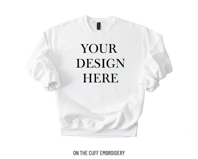 Custom Gildan 18000 Sweatshirt | Personalized Graphic Design