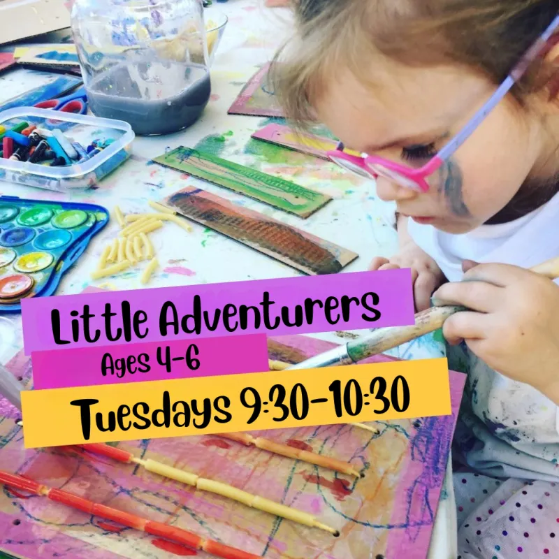 Little Adventurers Ages 4-6 Tuesdays 9:30-10:30