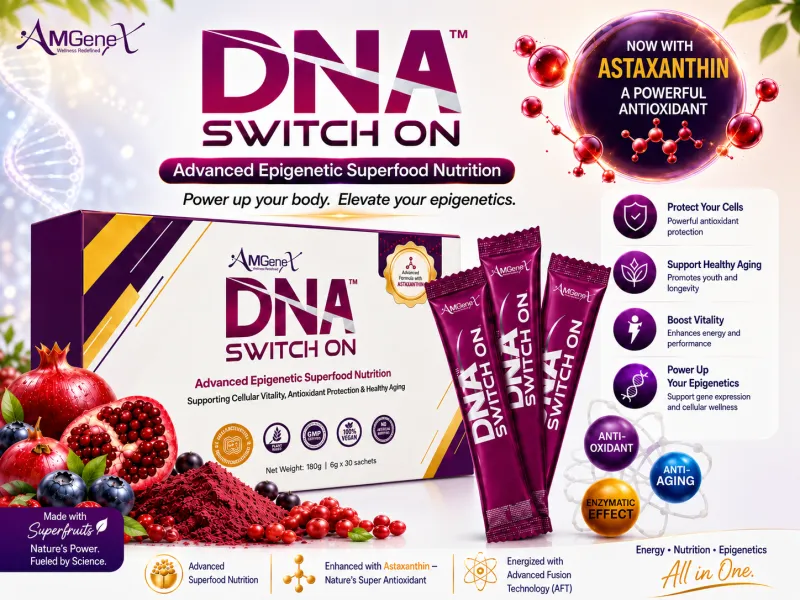 DNA Switch On - Antioxidant & AntiAging Superfood Nutrition